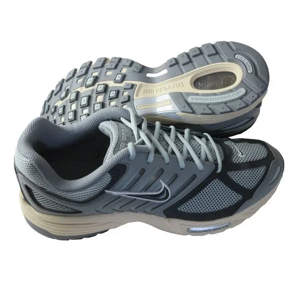 Nike Men's Air Pegasus 2005 Running Shoes Light Pumice Smoke Grey Sizes NIB - Picture 2 of 5